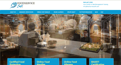 Desktop Screenshot of foodservicesafe.com
